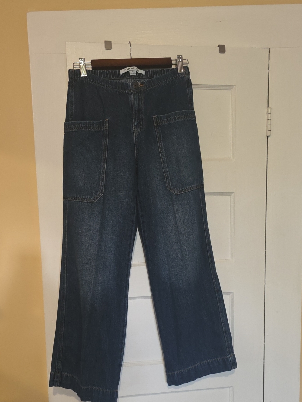 Celebrity Pink Indigo Wide-Leg Pull-On Jeans